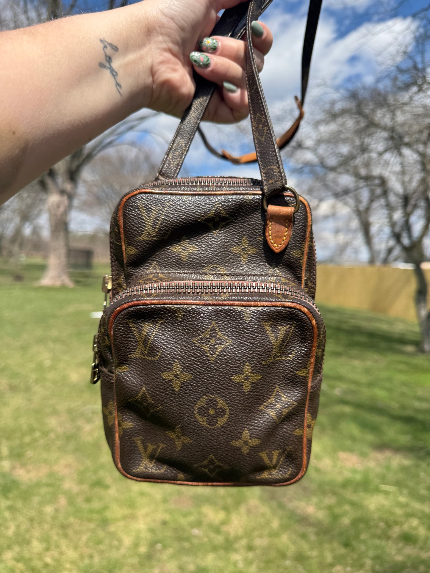 Louis Vuitton Mini Amazon Monogram Crossbody Bag – Vintage 1985, Made in France