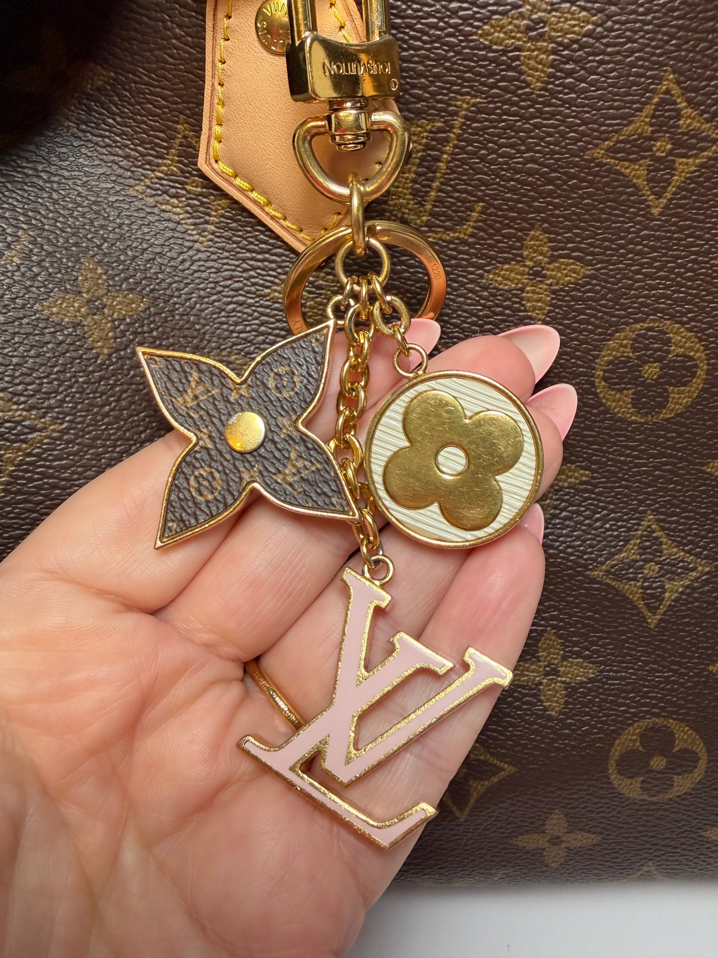 Louis Vuitton Spring Street Bag Charm and Key Holder w/COA & Dust Bag