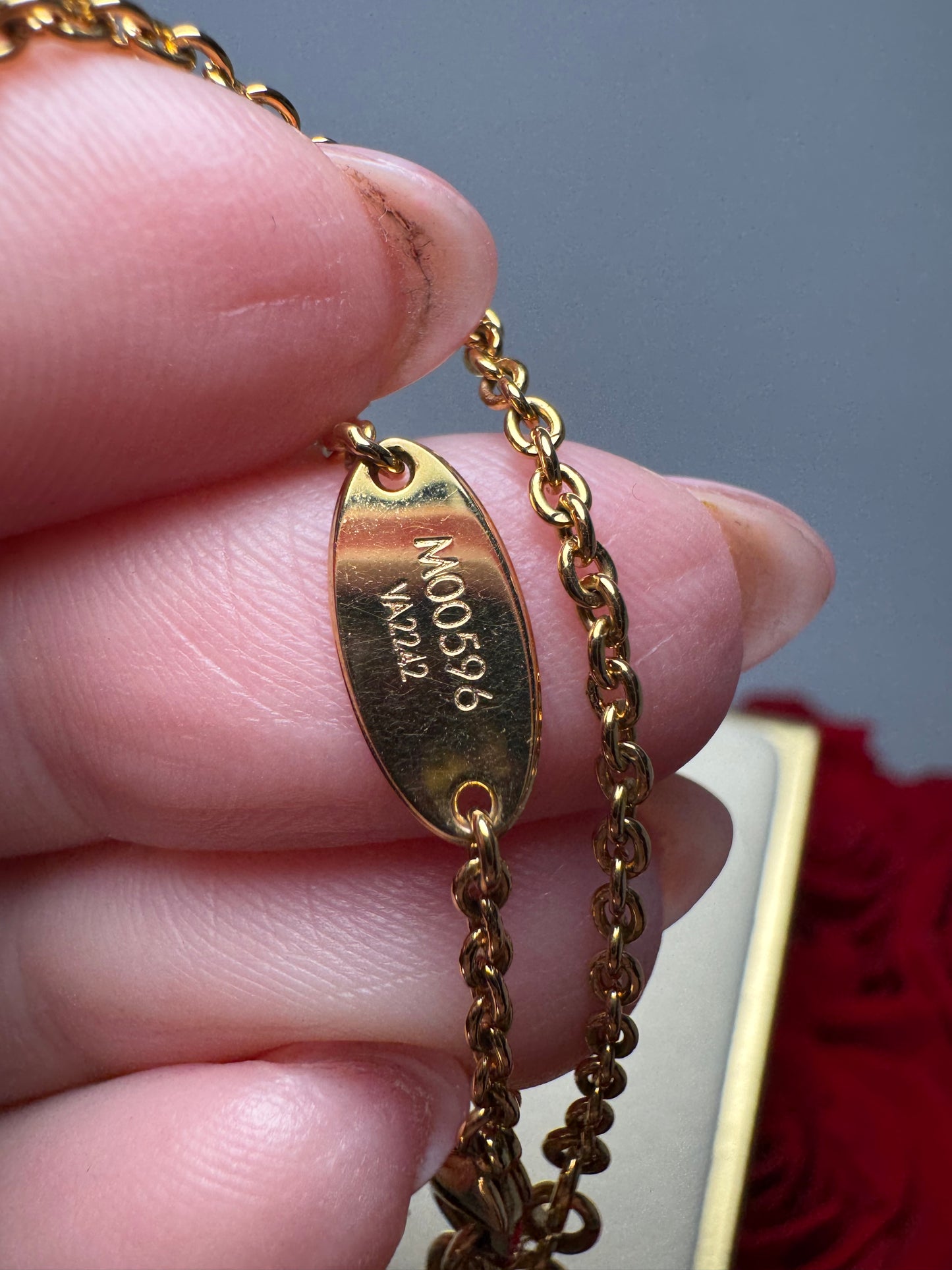 Louis Vuitton Crystal Iconic Pendant Necklace