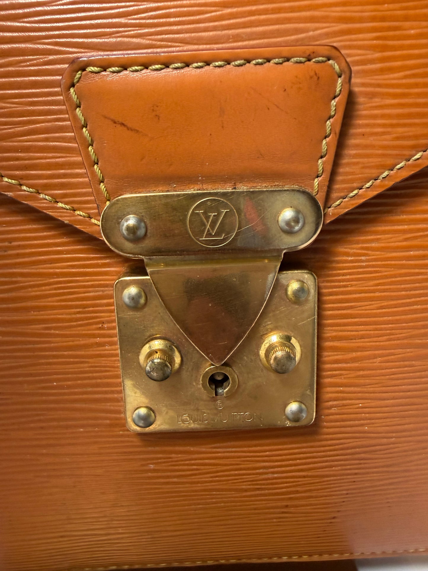 Louis Vuitton Cipango Brown Epi Leather Serviette Conseiller Briefcase/Laptop Holder