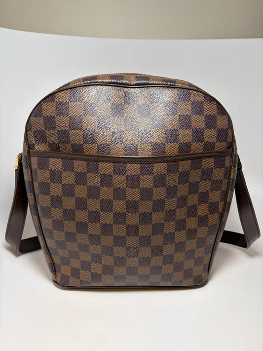 Louis Vuitton Ipanema GM shoulder bag in Damier Ebène