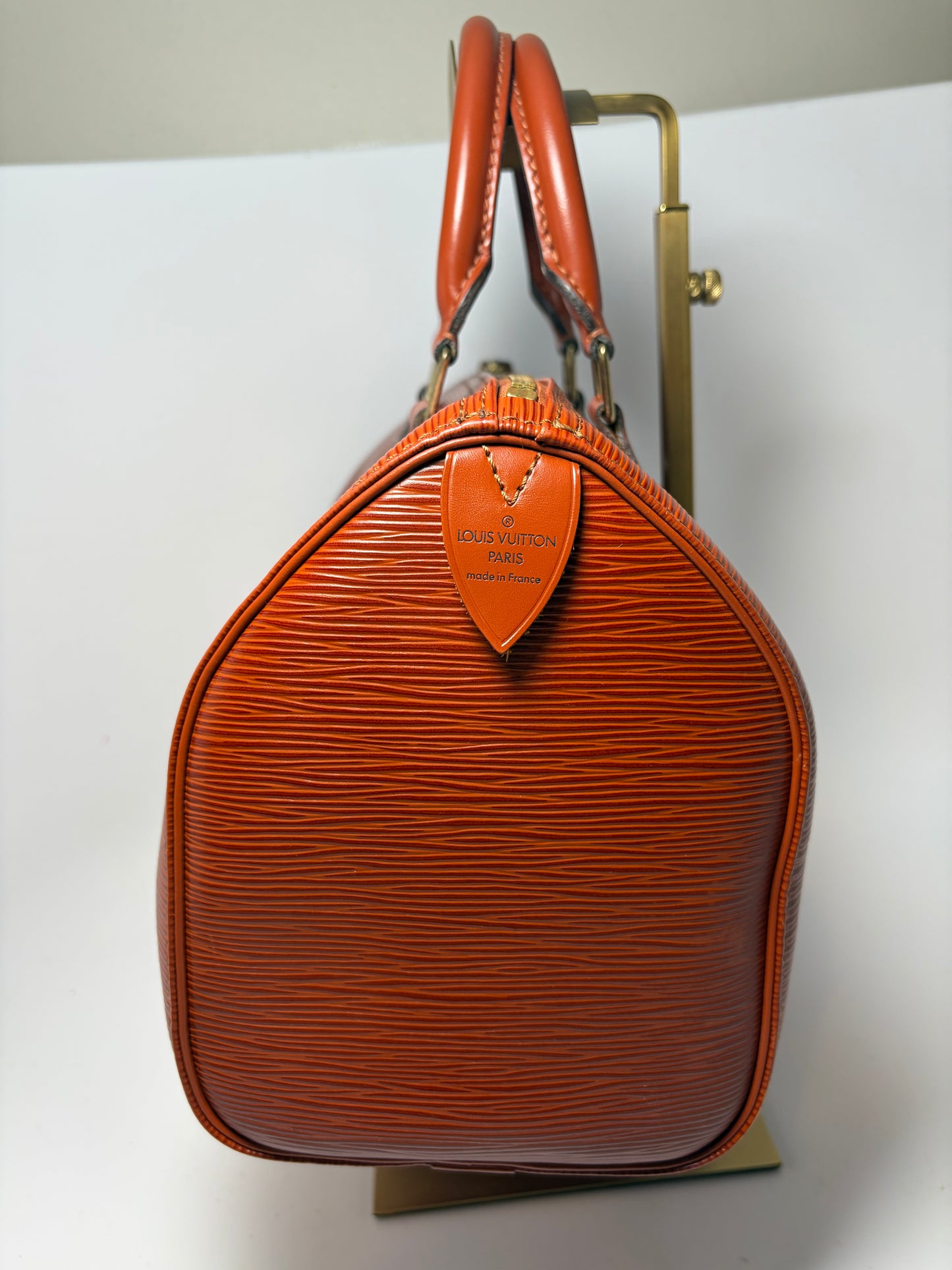 Louis Vuitton Speedy 25 Kenyan Fawn Epi Leather w/Entrupy Certificate