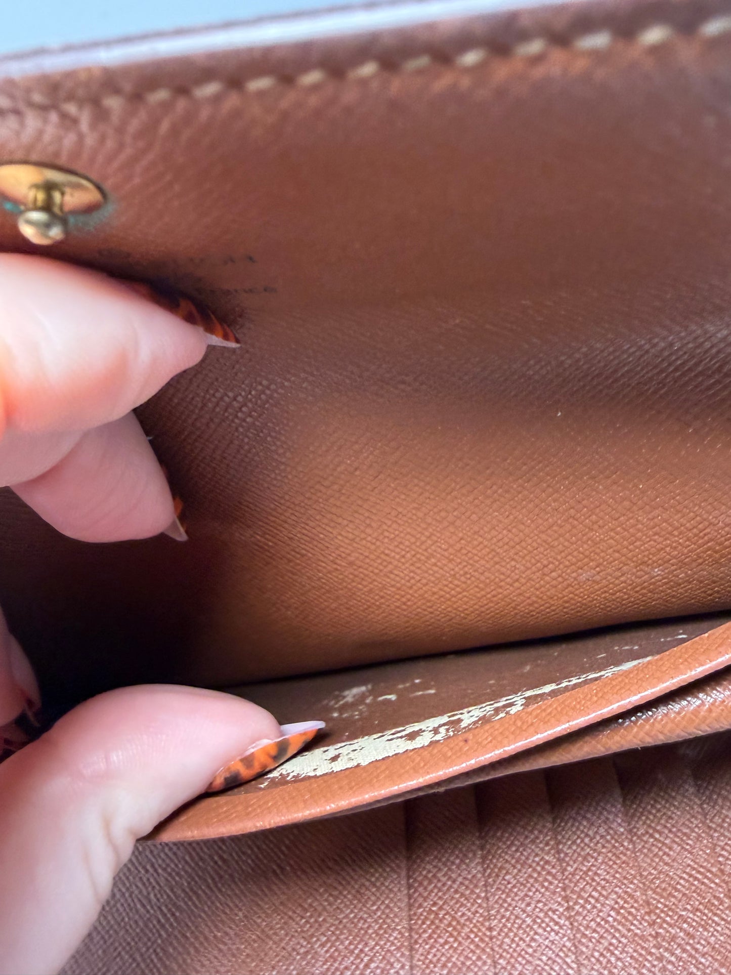 Louis Vuitton Etui Papier Tressor Monogram Wallet