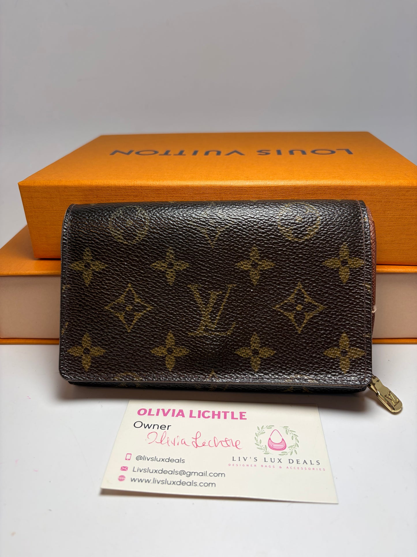 Louis Vuitton Porte Monnaie Billets Monogram Wallet