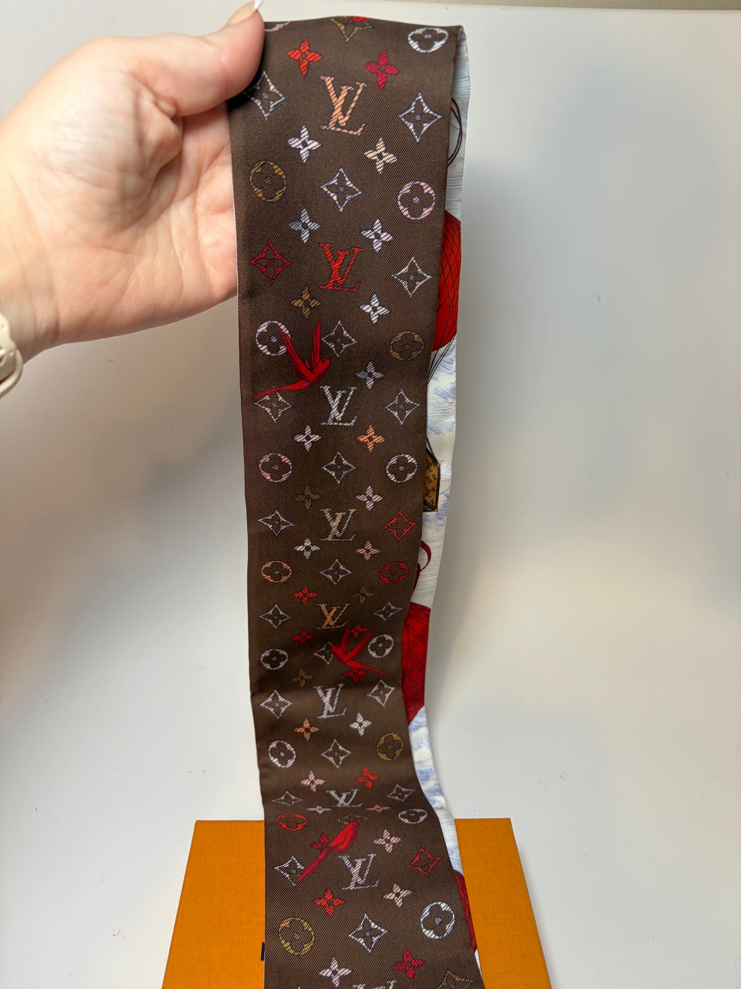 Louis Vuitton Up and Away BB Bandeau 100% Silk Spring-Summer 2023 NWOT