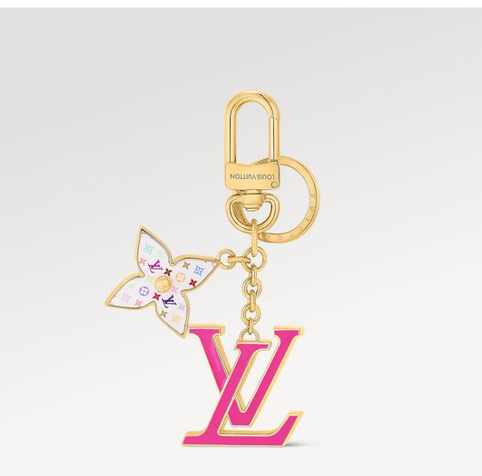 Louis Vuitton x Takashi Murakami Iconic Bag Charm Key Holder/Key Chain NWT in original packaging