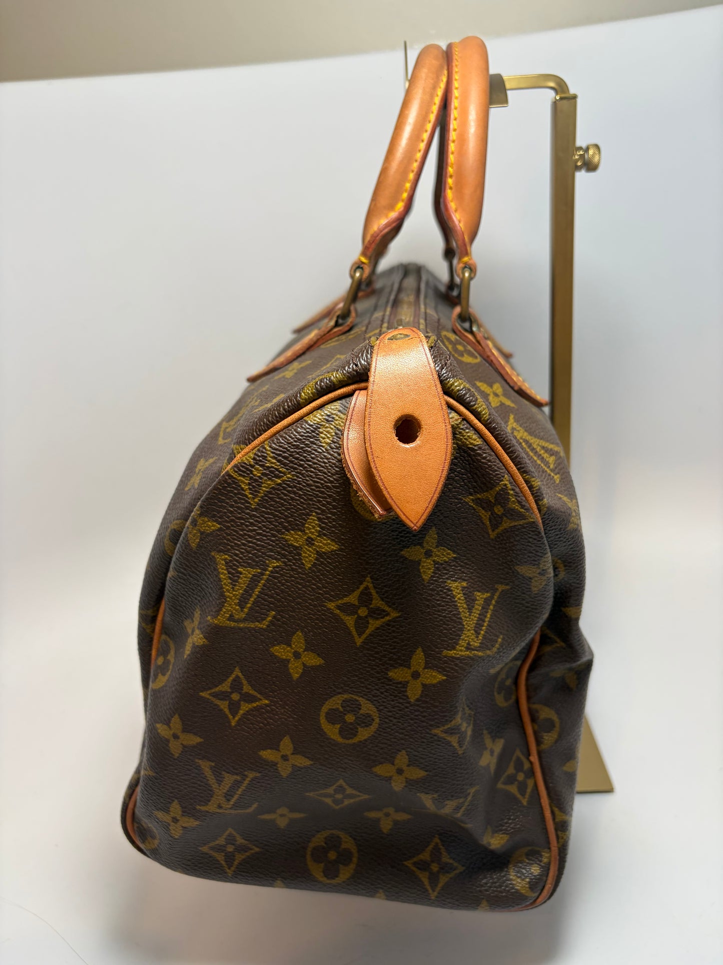 Louis Vuitton Speedy 30 Monogram Vintage Pre Date Code 80s/70s w/COA