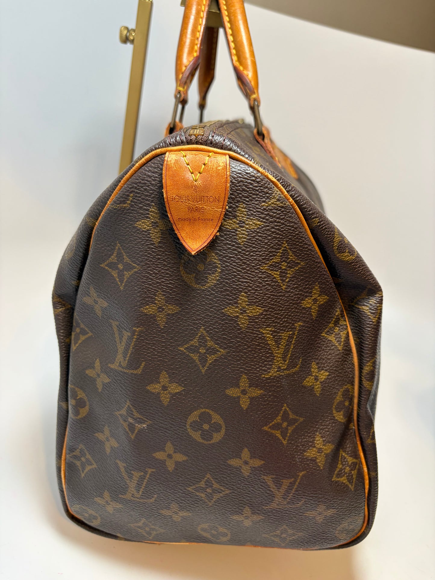 Louis Vuitton Speedy 35 Monogram, made in France Sept. 1994