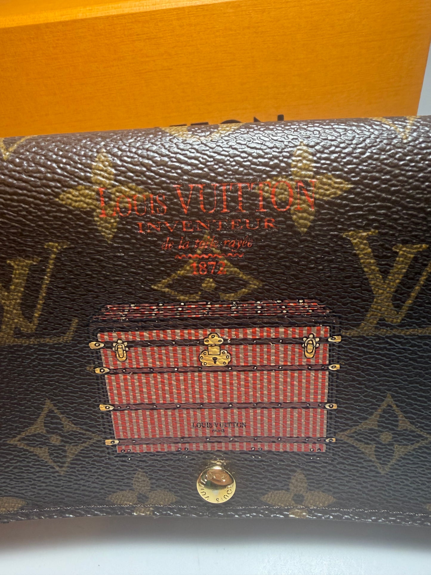 Louis Vuitton Vintage Sarah Trunks and Locks Monogram Wallet