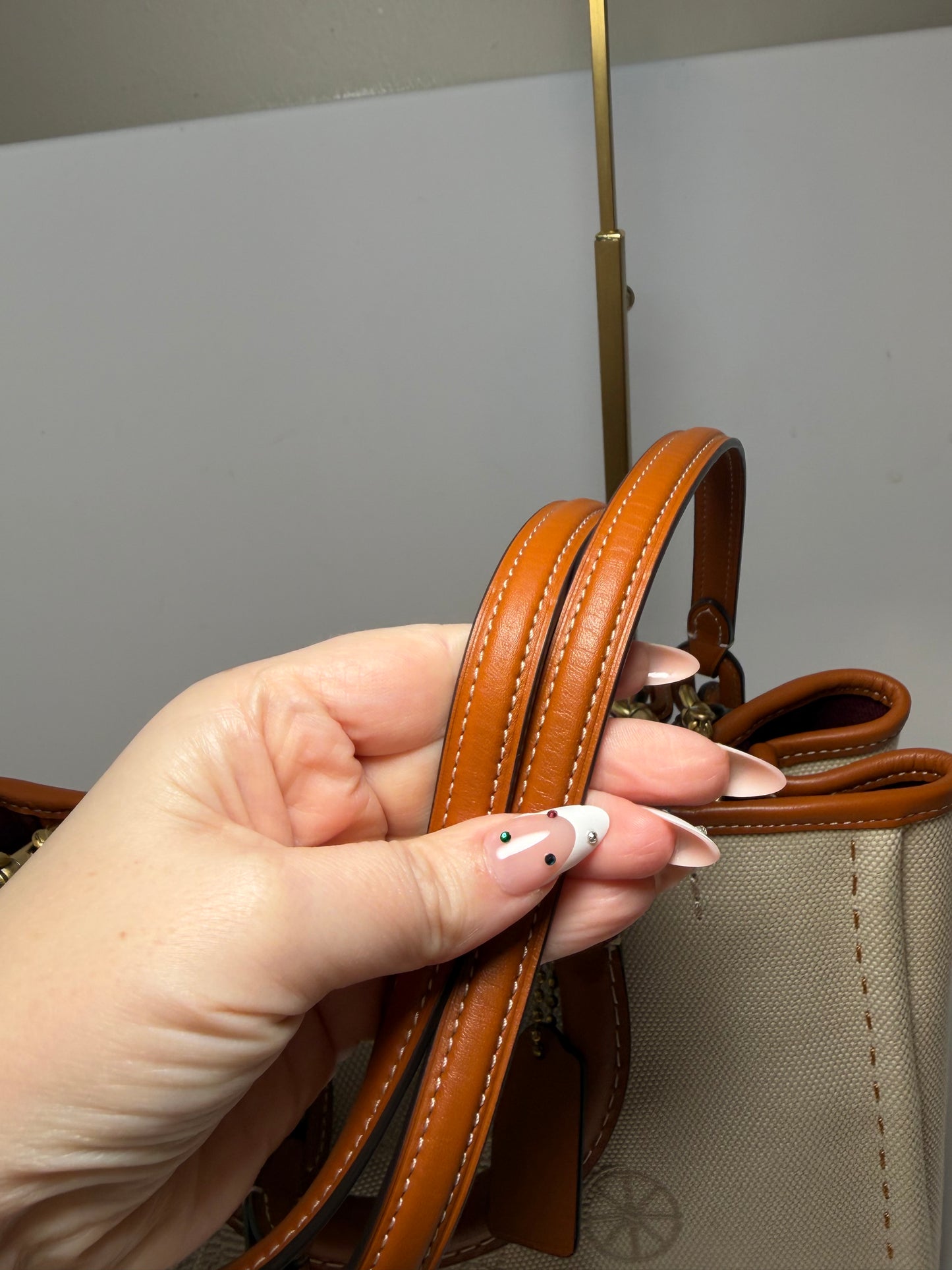 Coach Reese 28 Tote/Shoulder Bag in Natural