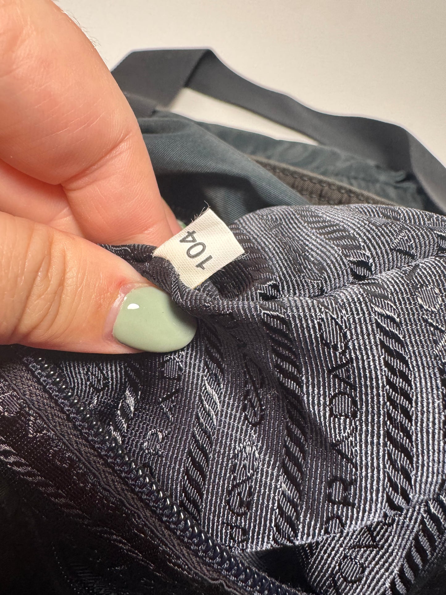 Prada Tessuto Nylon Tote – Vintage Navy Blue Designer Bag