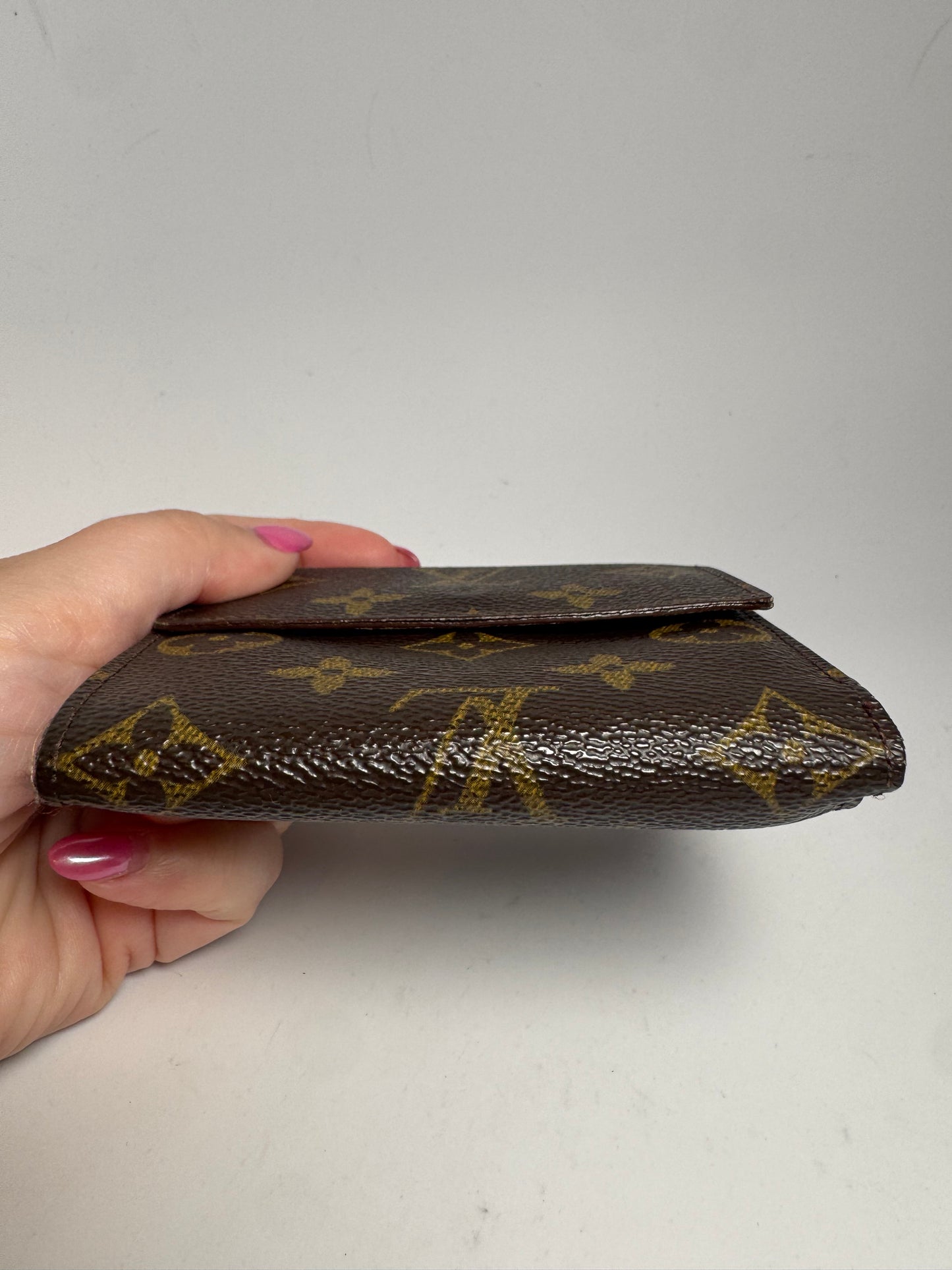 Louis Vuitton Elise Monogram Trifold Wallet Made in France