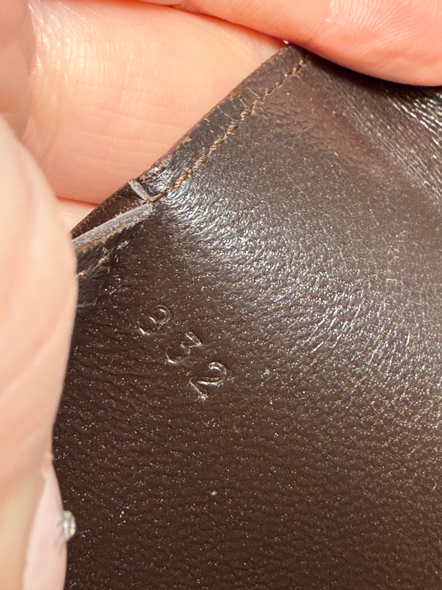 Louis Vuitton Monogram Slim Wallet/Passport Holder - made in France in 1983