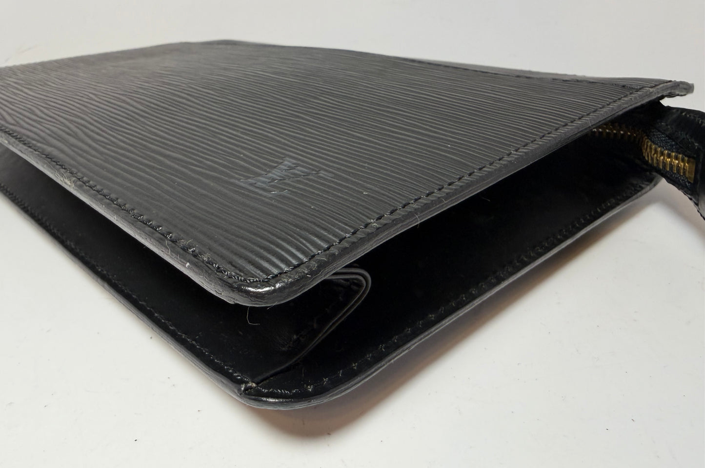 Louis Vuitton Pochette Homme Clutch Black Epi Leather
