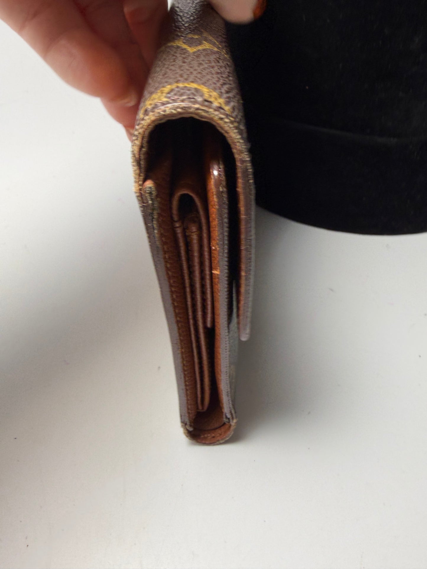 Louis Vuitton Porte Tressor Etui Papier Monogram Wallet