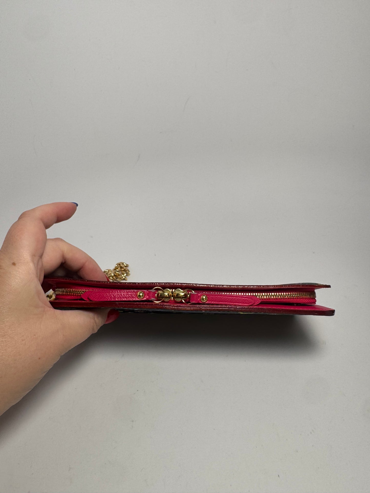 Louis Vuitton Insolite Wallet/Wristlet Multicolor Monogram w/Hot Pink Interior