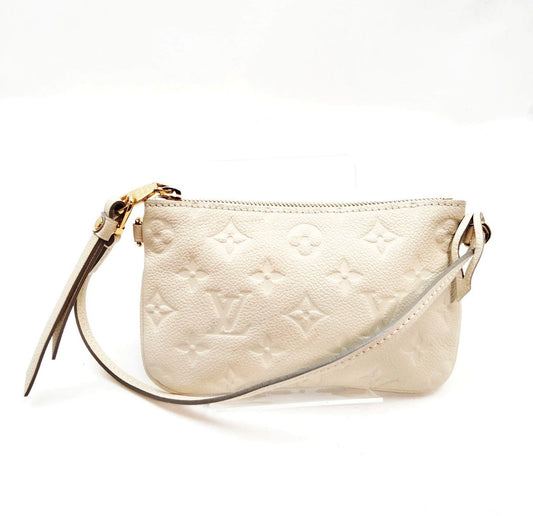 Louis Vuitton Citadine GM Pochette in Cream Empriente Leather