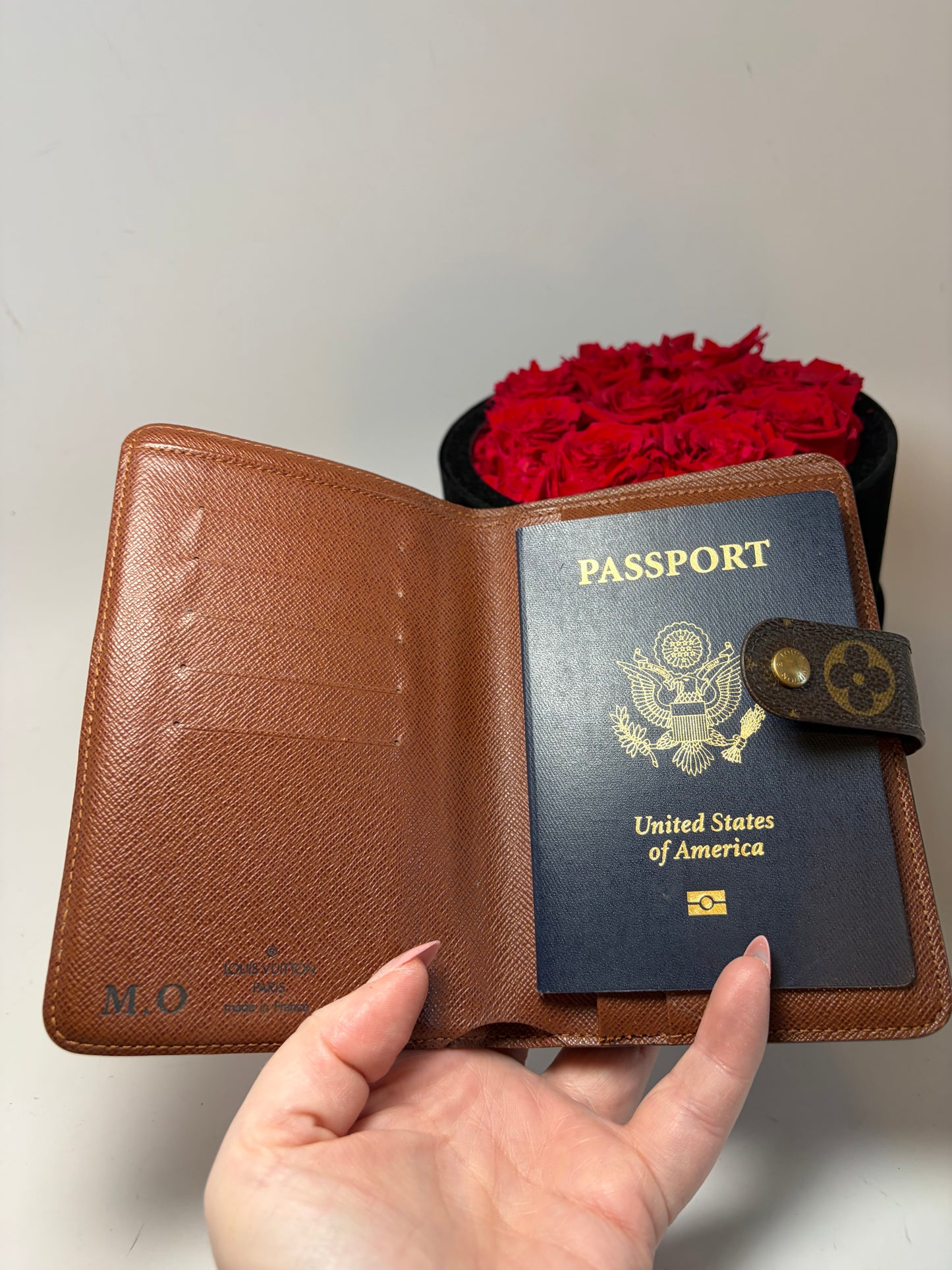 Louis Vuitton Porte Papier Passport Wallet Monogram