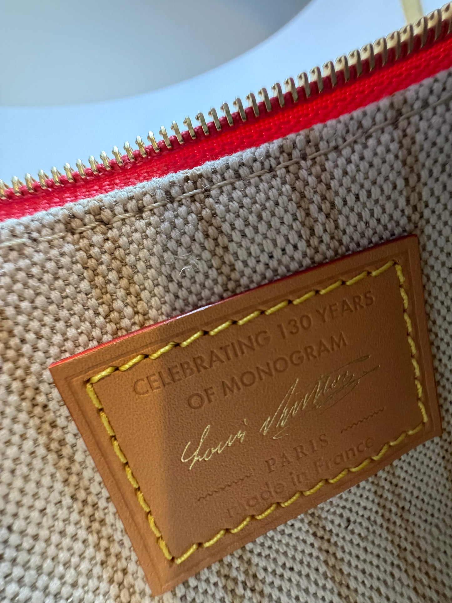 Louis Vuitton Liv Pochette Rose Ruban Monogram Shoulder Bag/Crossbody