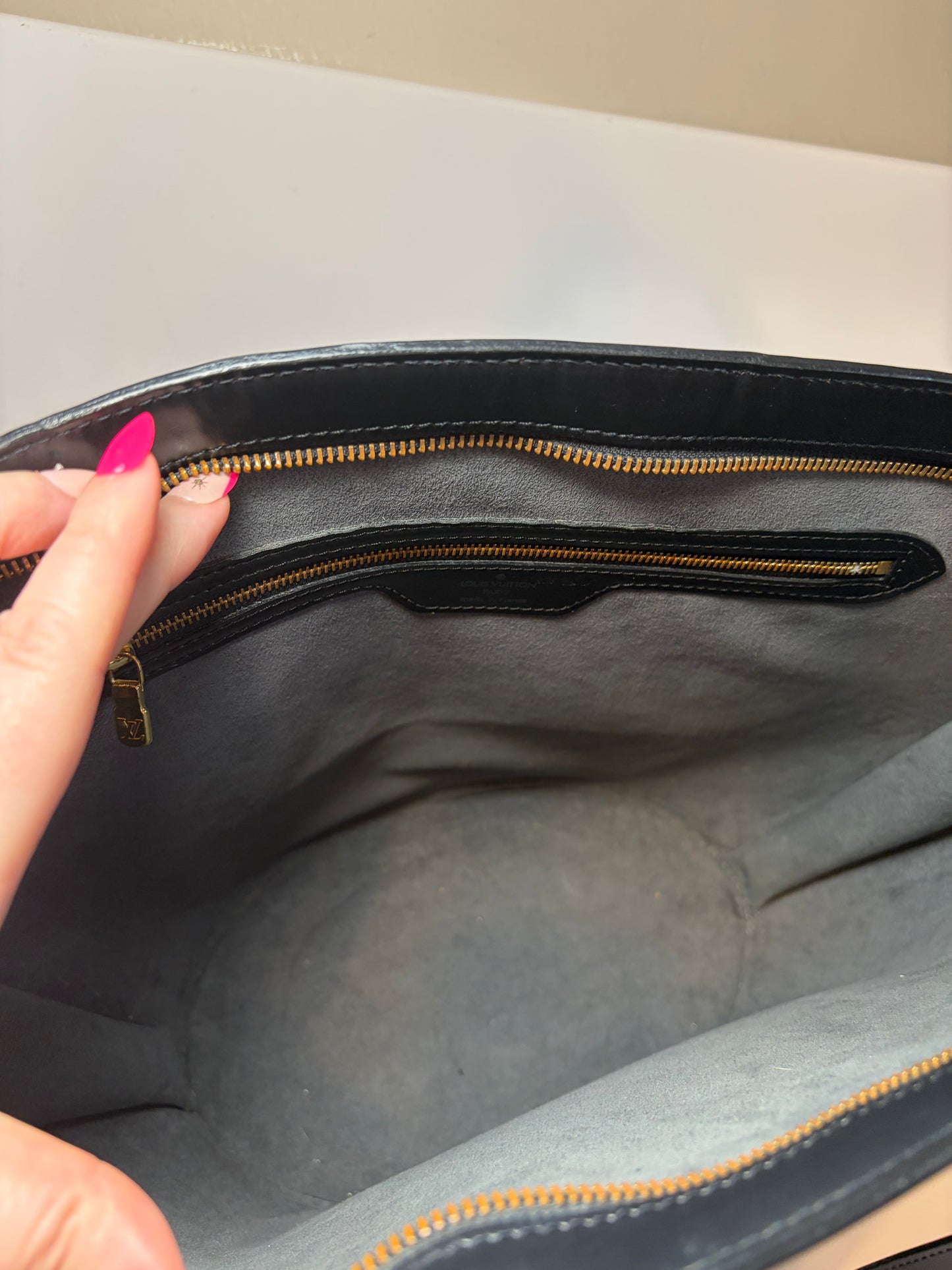 Louis Vuitton Saint Jacques GM black Epi Leather tote/shoulder bag