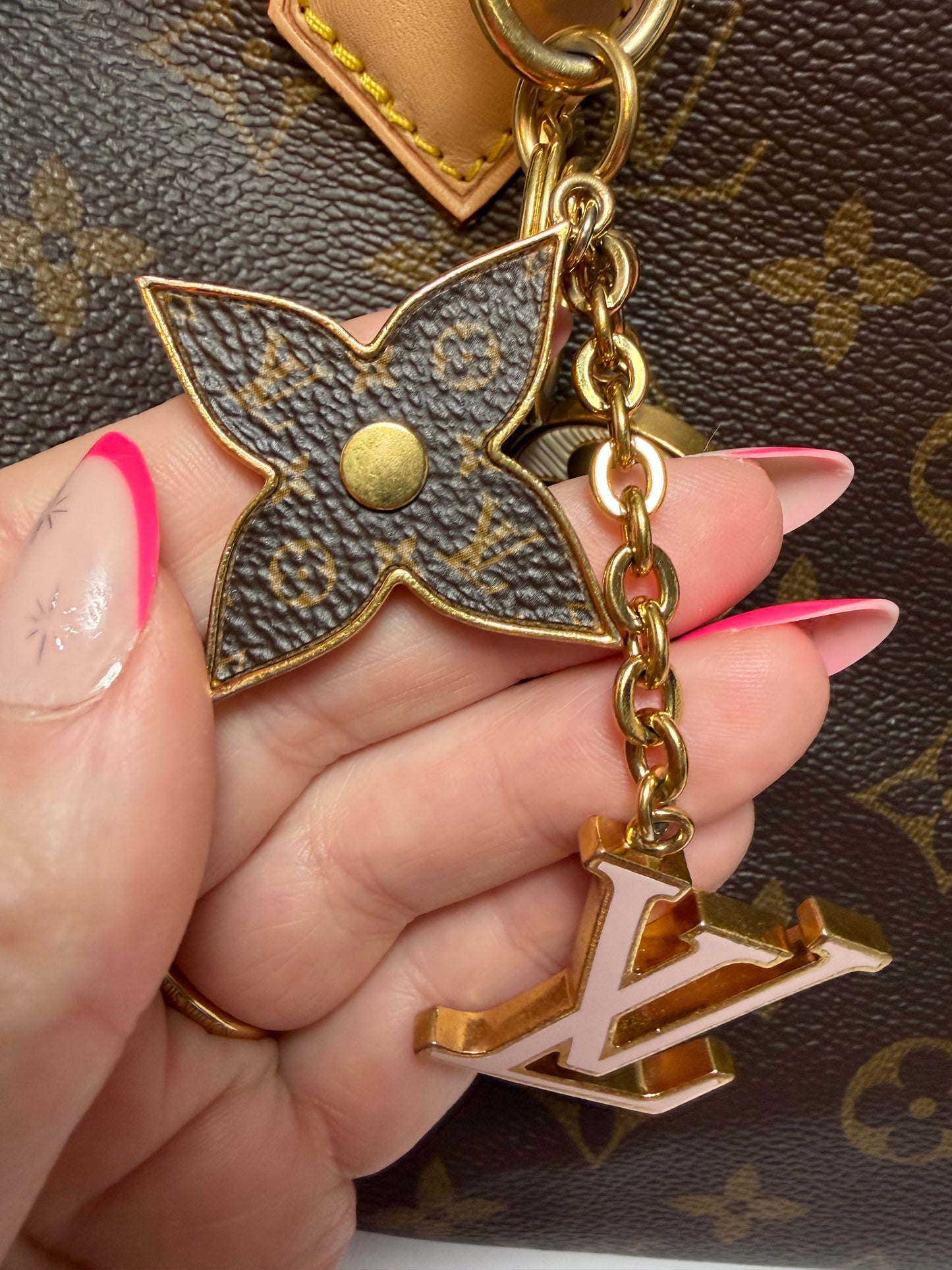 Louis Vuitton Spring Street Bag Charm and Key Holder w/COA & Dust Bag