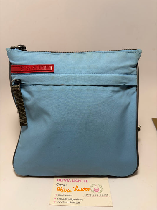 Prada Nylon Vela Sport Messenger Crossbody