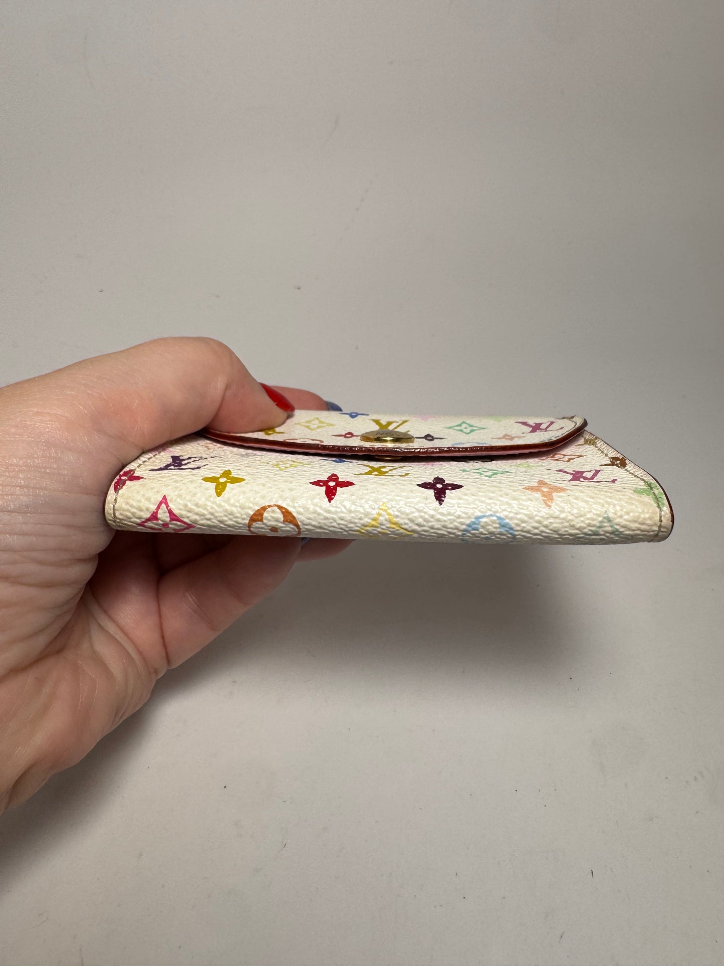 Louis Vuitton Multicolor Monogram Rosalie Coin Purse (Murakami Collection)