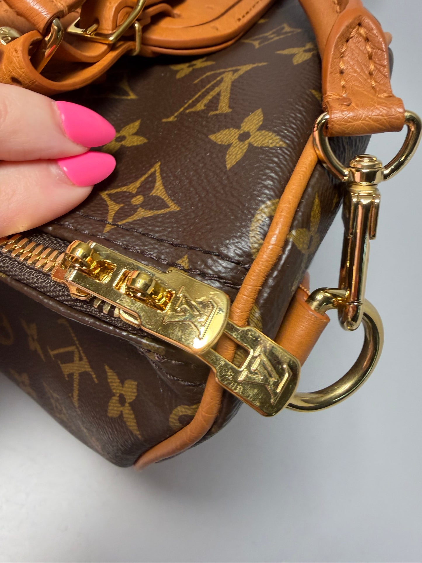 Louis Vuitton Speedy Soft 30 Boho w/Ostrich Leather