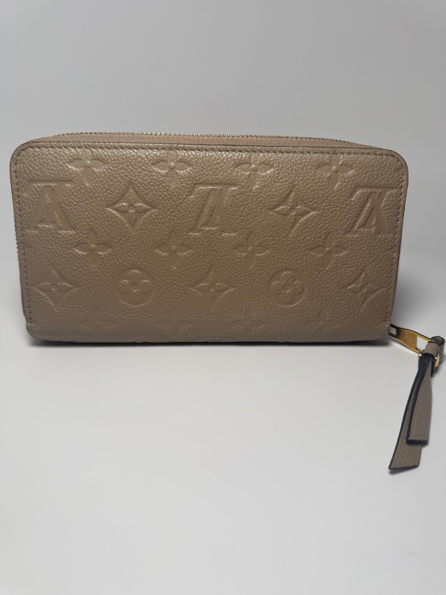 Louis Vuitton Zippy Wallet Monogram Empriente Tourterelle (Turtle Dove)