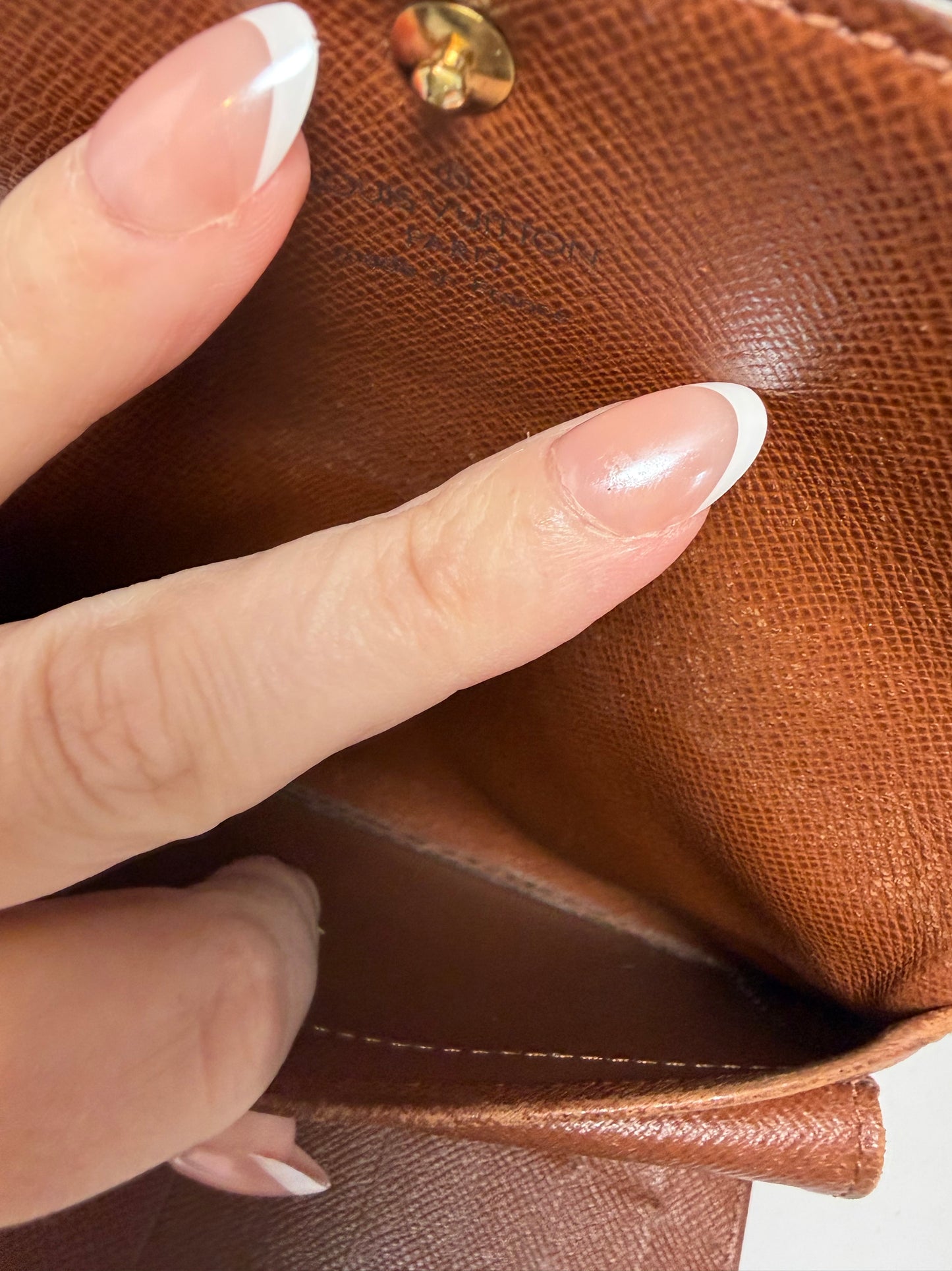 Louis Vuitton Porte Tressor Etui Papier Passport Wallet Monogram