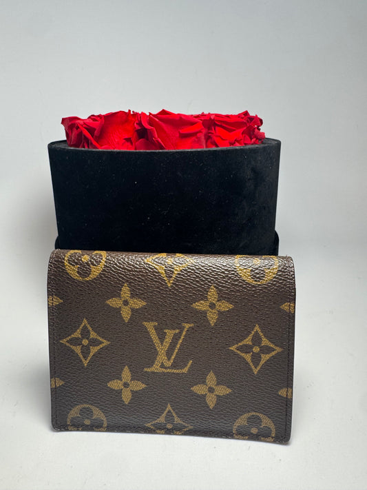 Louis Vuitton Monogram Card Case/Card Wallet Luxury Made in France