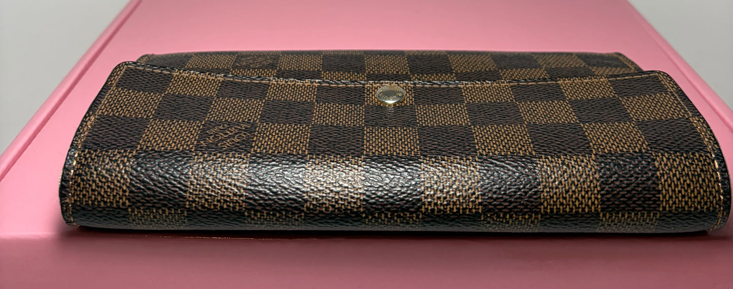 Louis Vuitton Damier Ebene Sarah Wallet