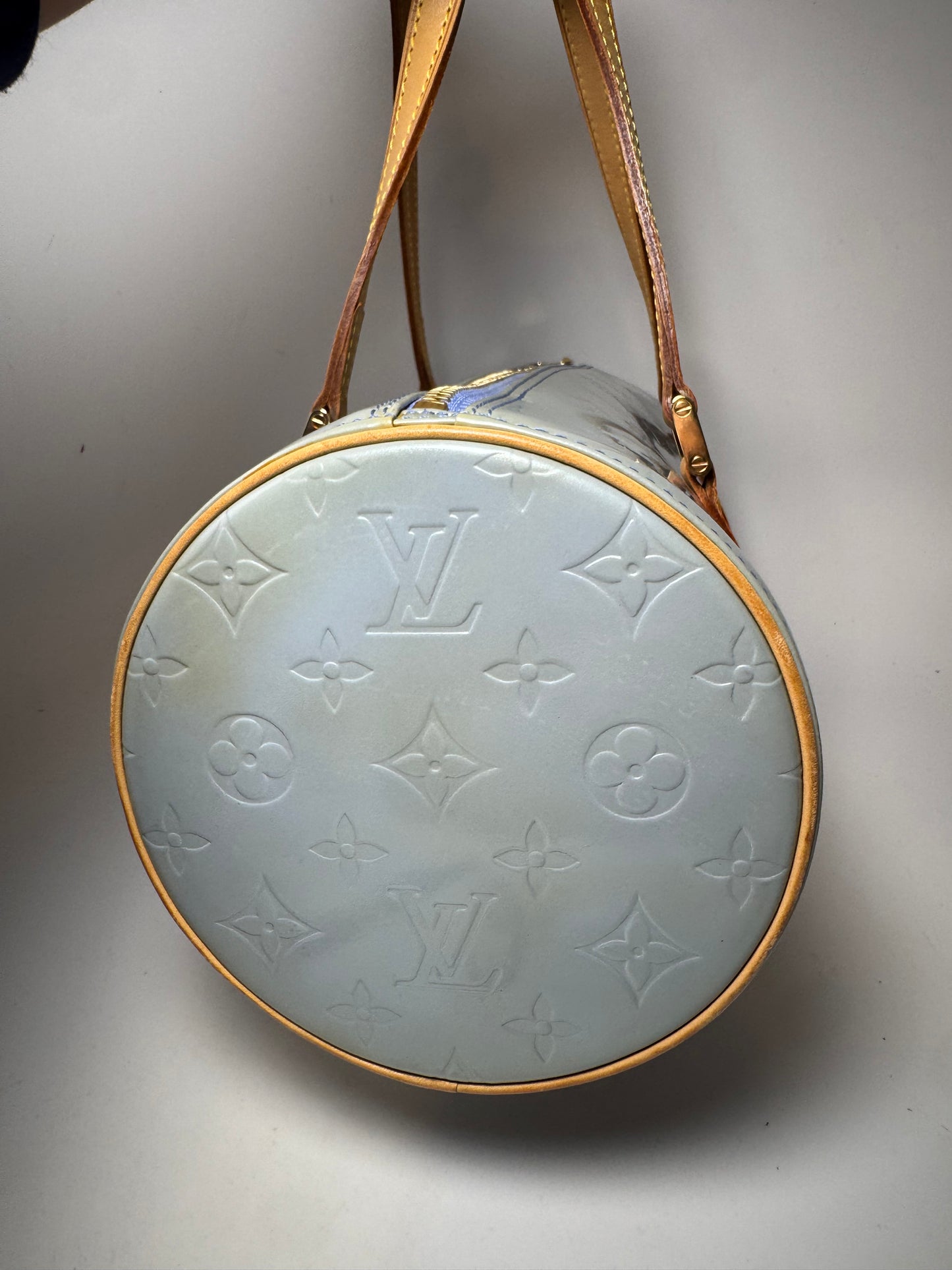 Louis Vuitton Y2K Bedford Lavender Vernis Leather Barrel Bag