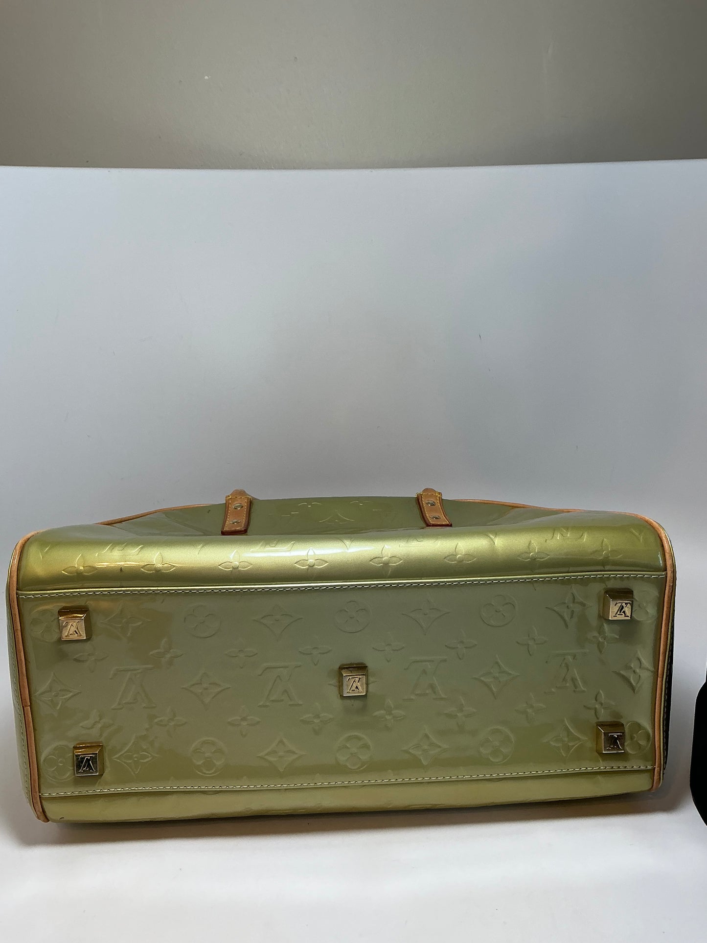 Louis Vuitton Monogram Green Vernis Tompkins Square Bag