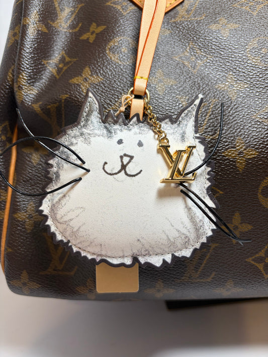 Louis Vuitton Cat Bag Charm Grace Coddington Collab NWT- Not Available Online