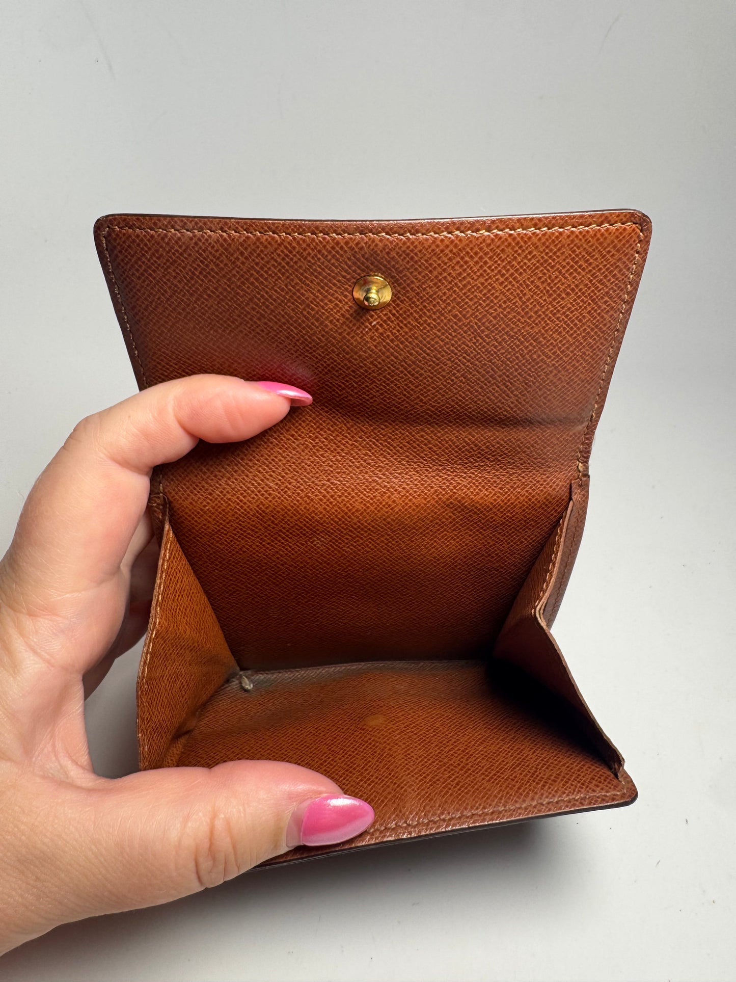 Louis Vuitton Elise Compact Monogram Wallet Made in France May 2000