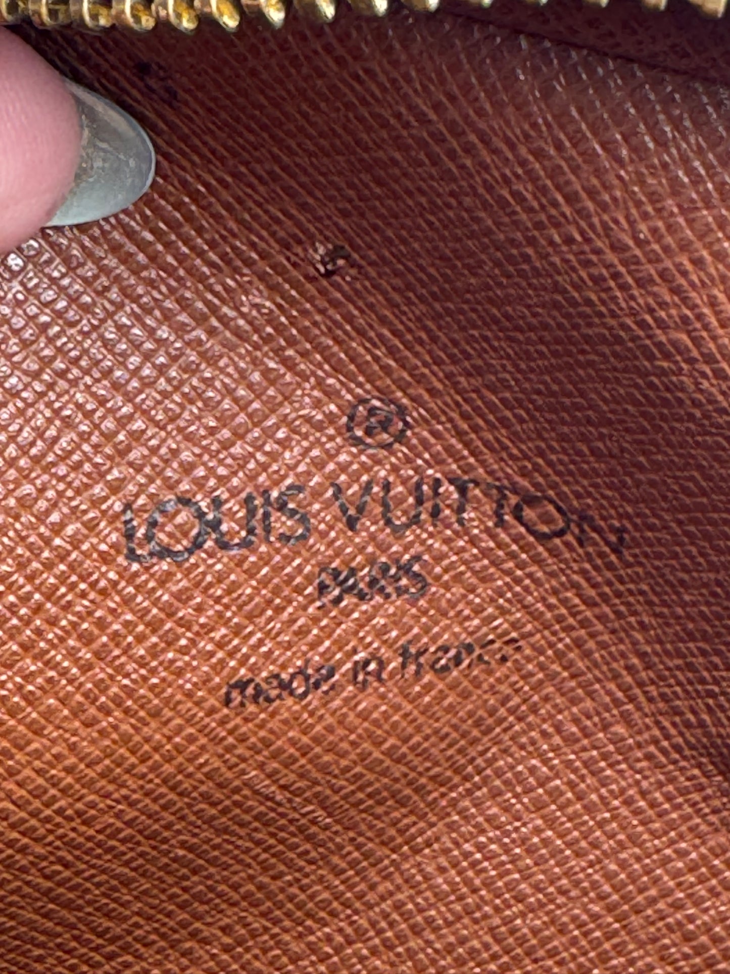 Louis Vuitton Danube Monogram Crossbody Bag – Vintage 1989, Made in France