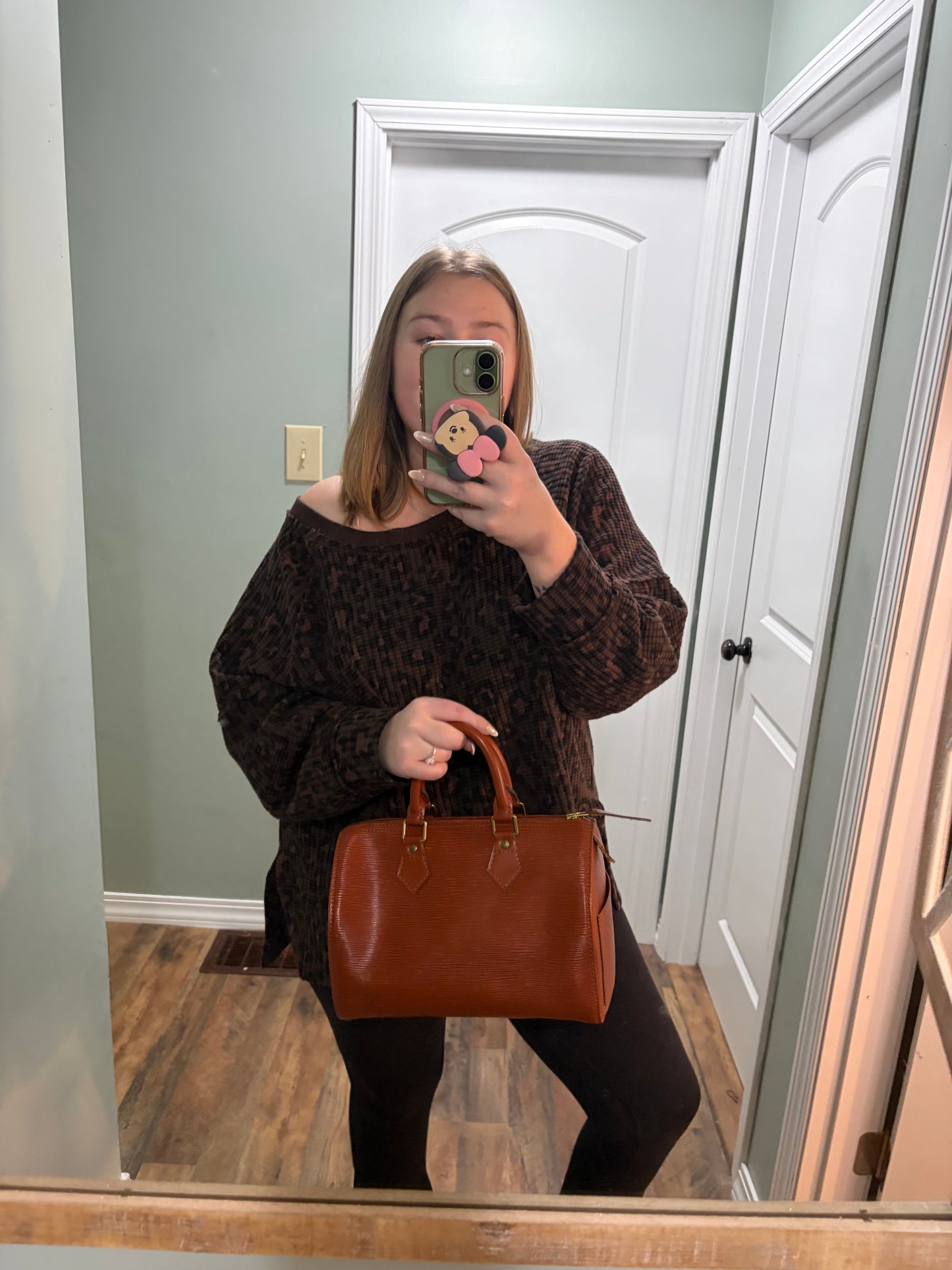 Louis Vuitton Speedy 25 Kenyan Fawn Epi Leather w/Entrupy Certificate