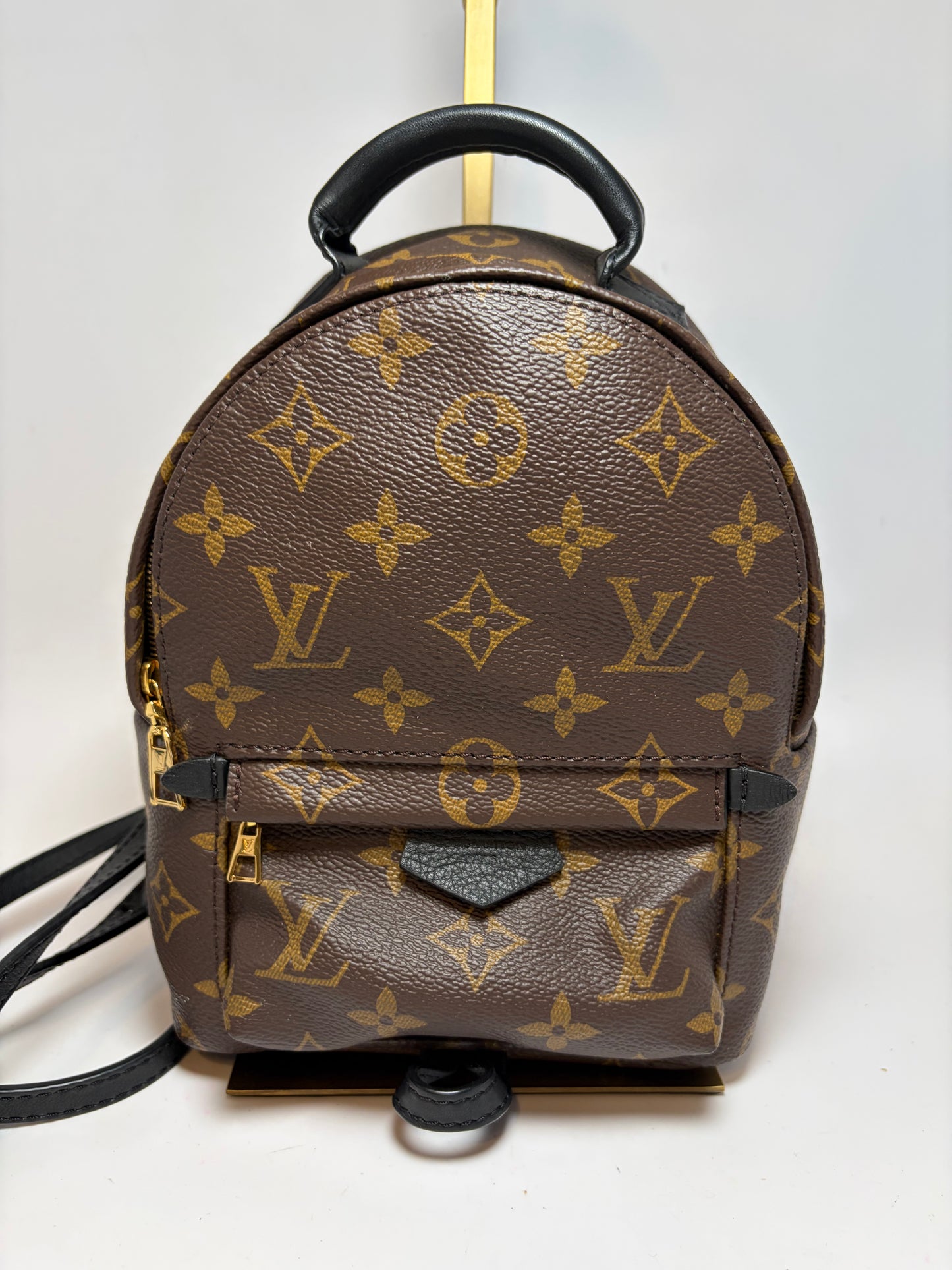 Louis Vuitton Palm Springs Mini Monogram Backpack & Crossbody w/COA