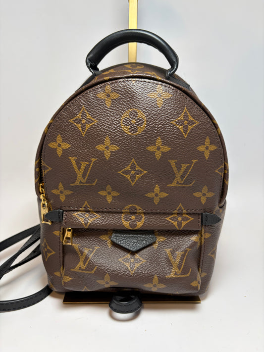 Louis Vuitton Palm Springs Mini Monogram Backpack & Crossbody w/COA