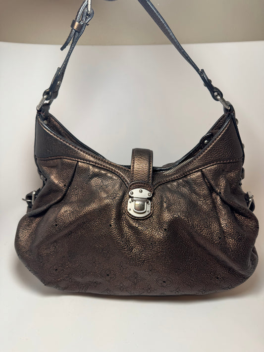 Louis Vuitton Mahina XS Mordore Metallic Bronze Leather 2Way Shoulder Bag/Crossbody