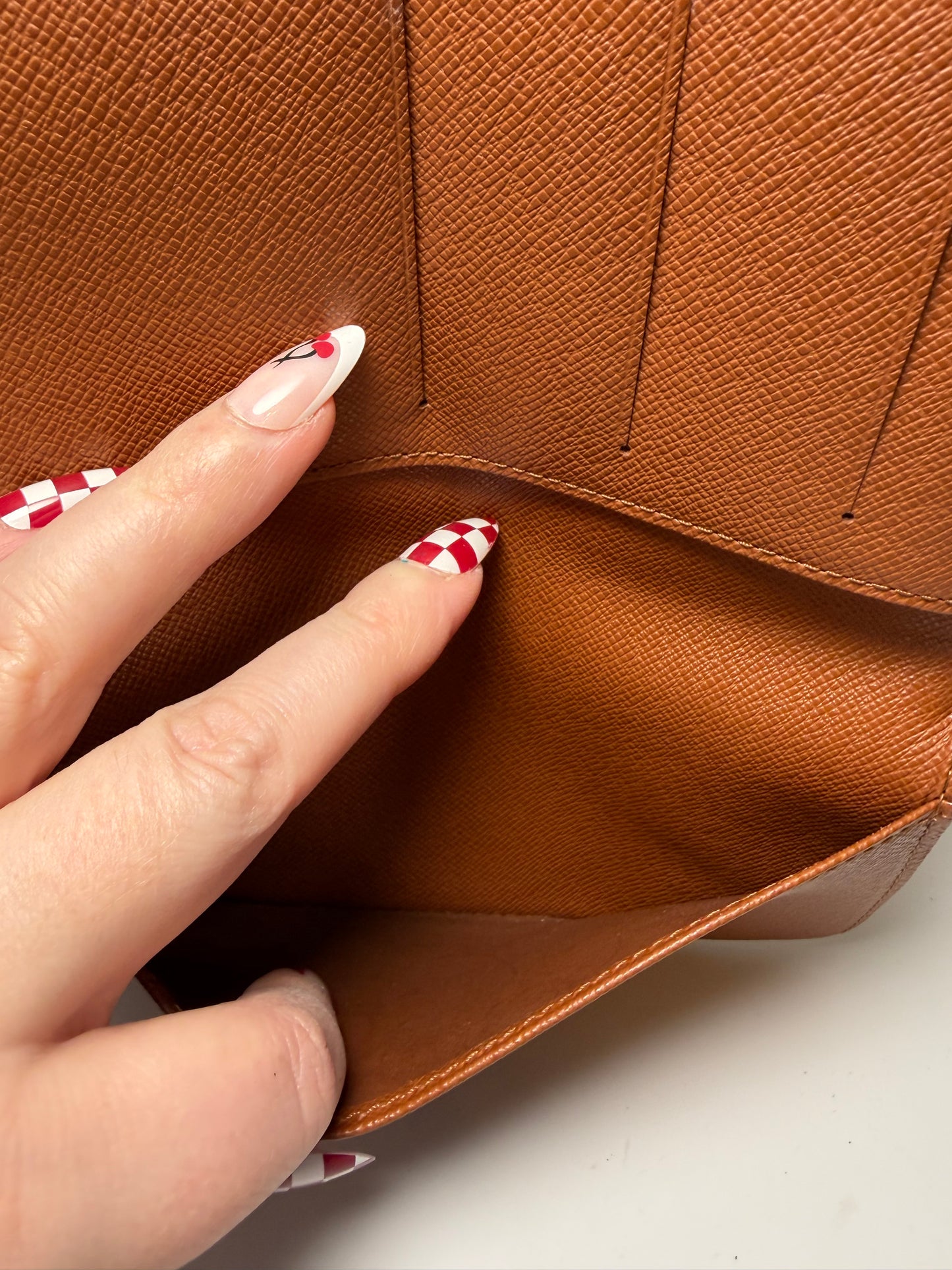 Louis Vuitton Slim Monogram Wallet/Checkbook Cover/Passport Holder