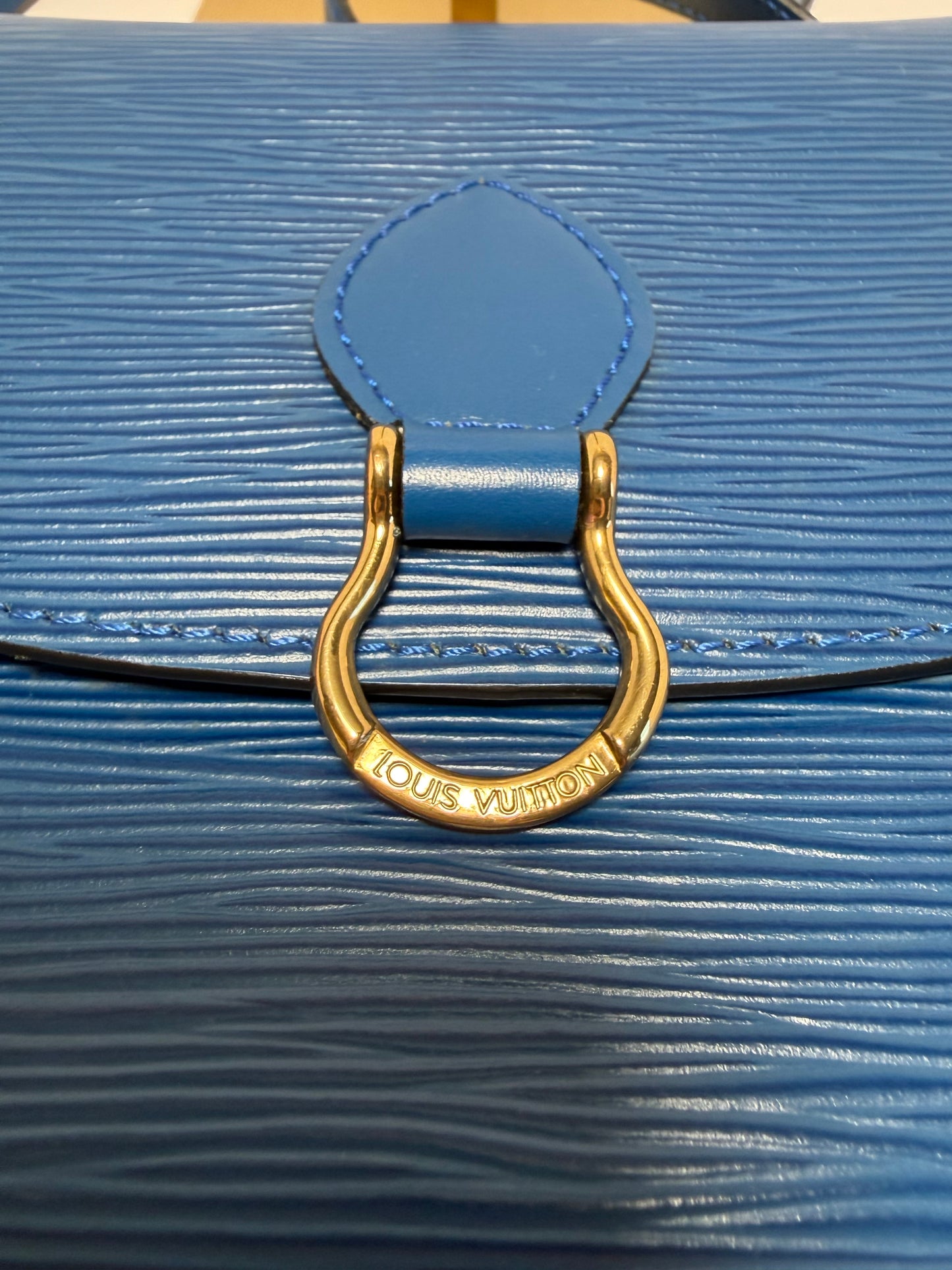 Louis Vuitton Royal Blue Epi Leather Mini Saint Cloud Crossbody
