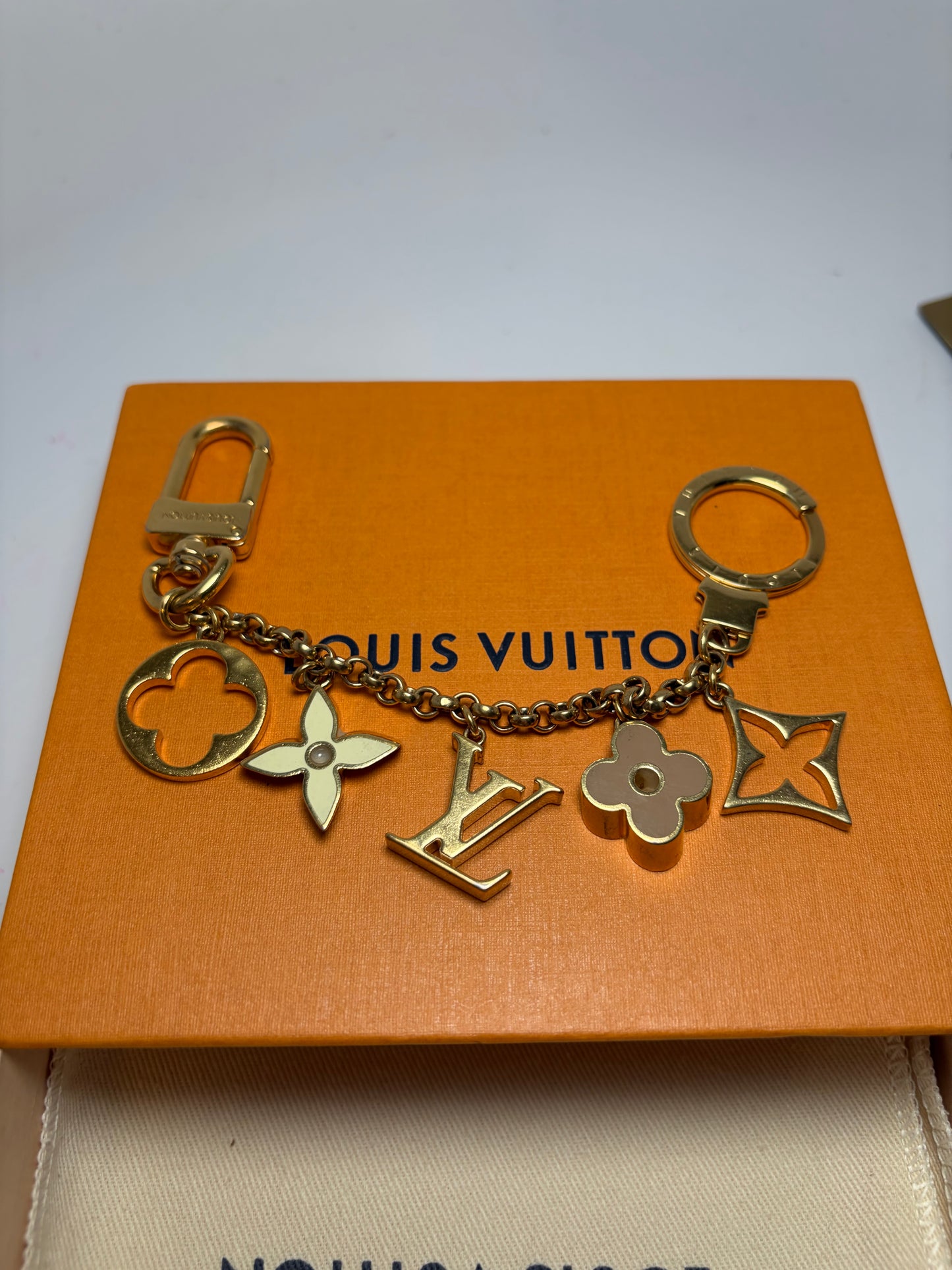 Louis Vuitton Fleur De Monogram Bag Charm Comes w/Dust Bag & Box