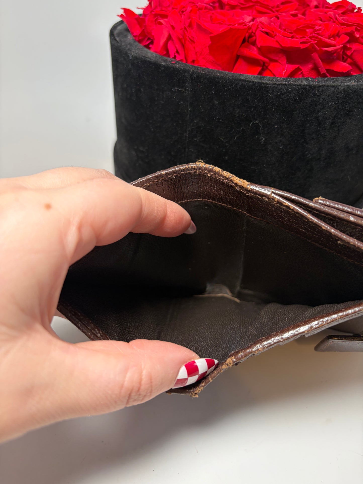 Gucci Canvas & Leather Compact Wallet