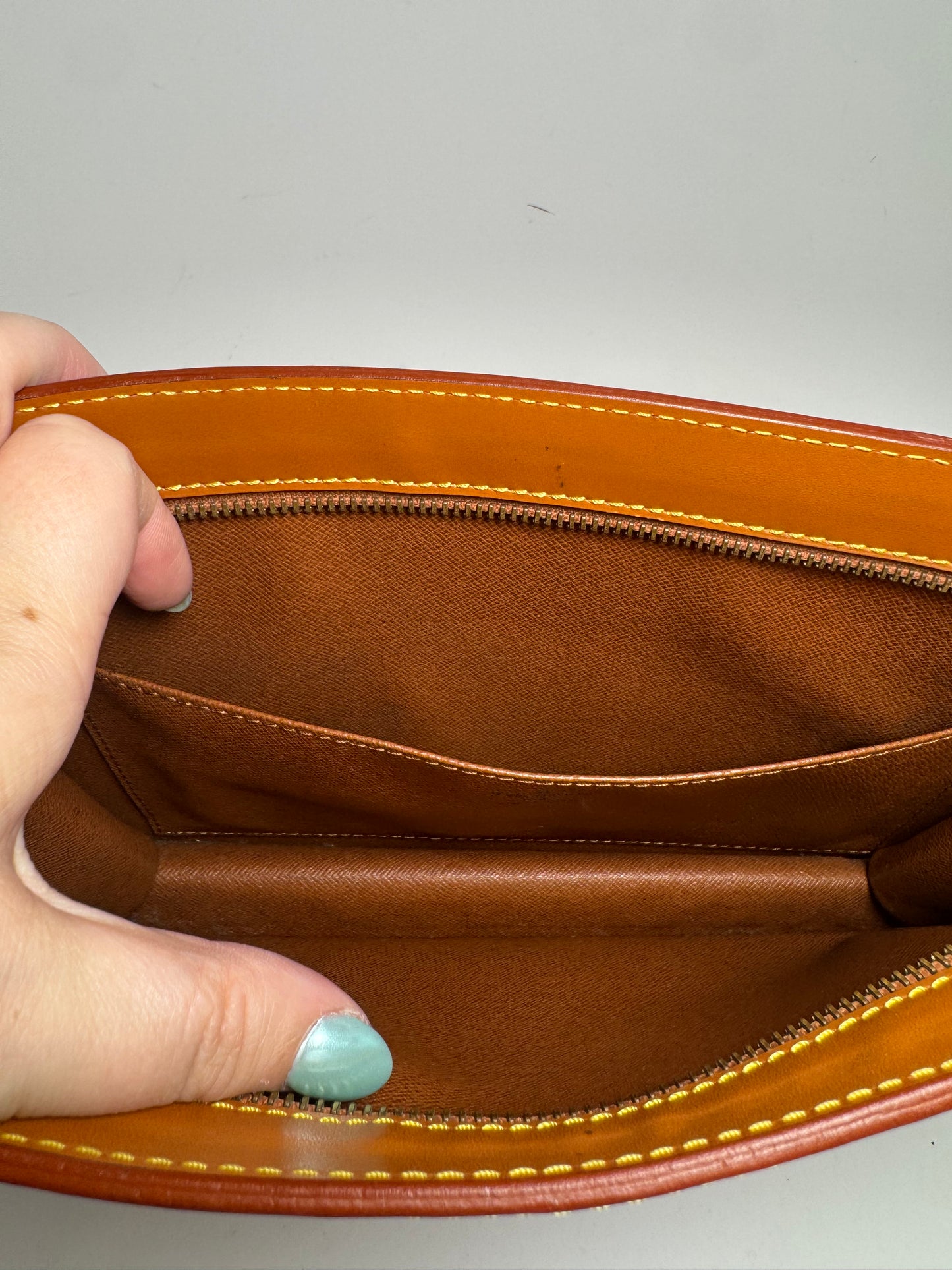 Louis Vuitton Pochette Homme Epi Leather Clutch