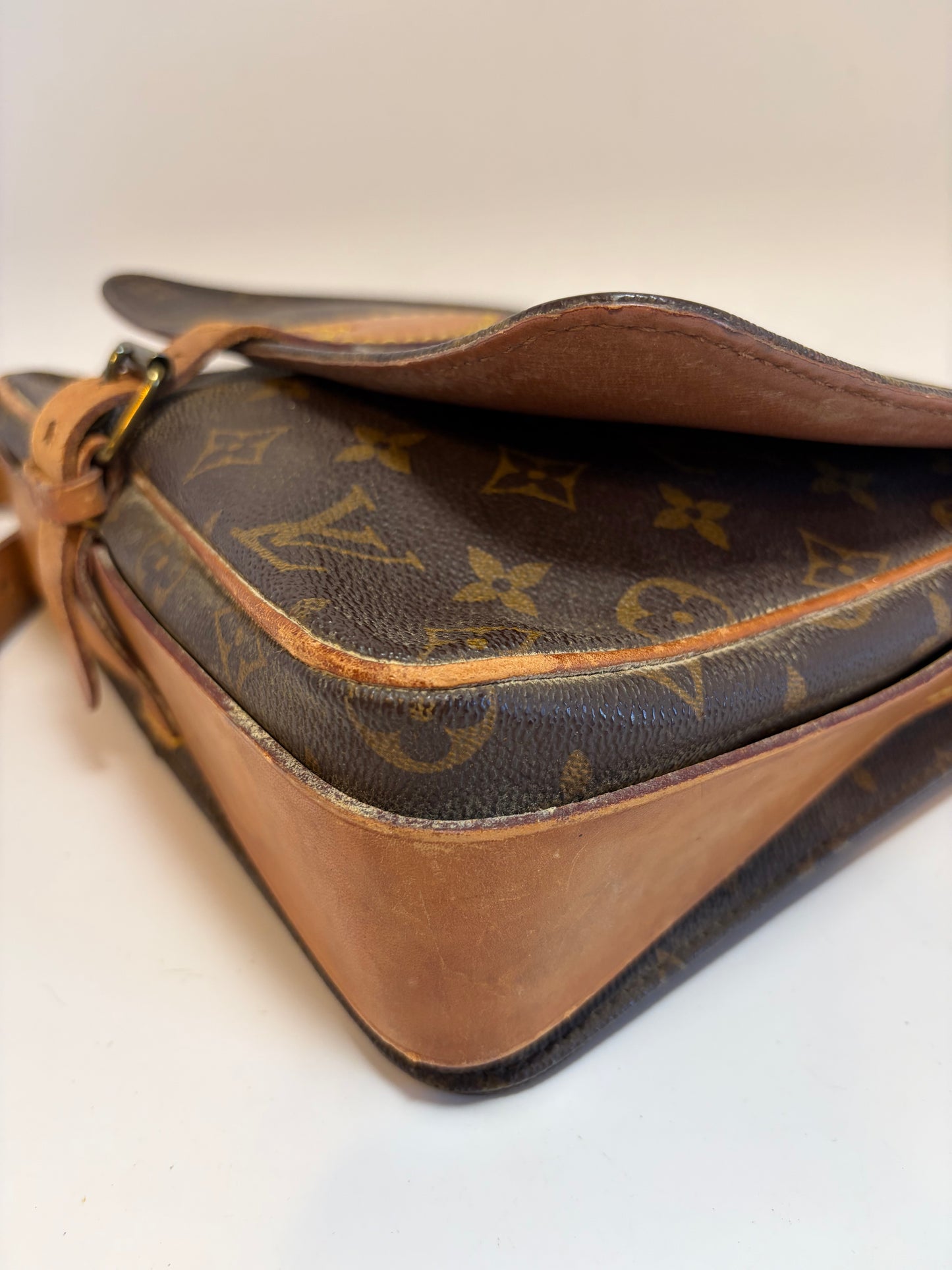 Louis Vuitton Cartouchière GM Monogram Crossbody, Made in France June 1989