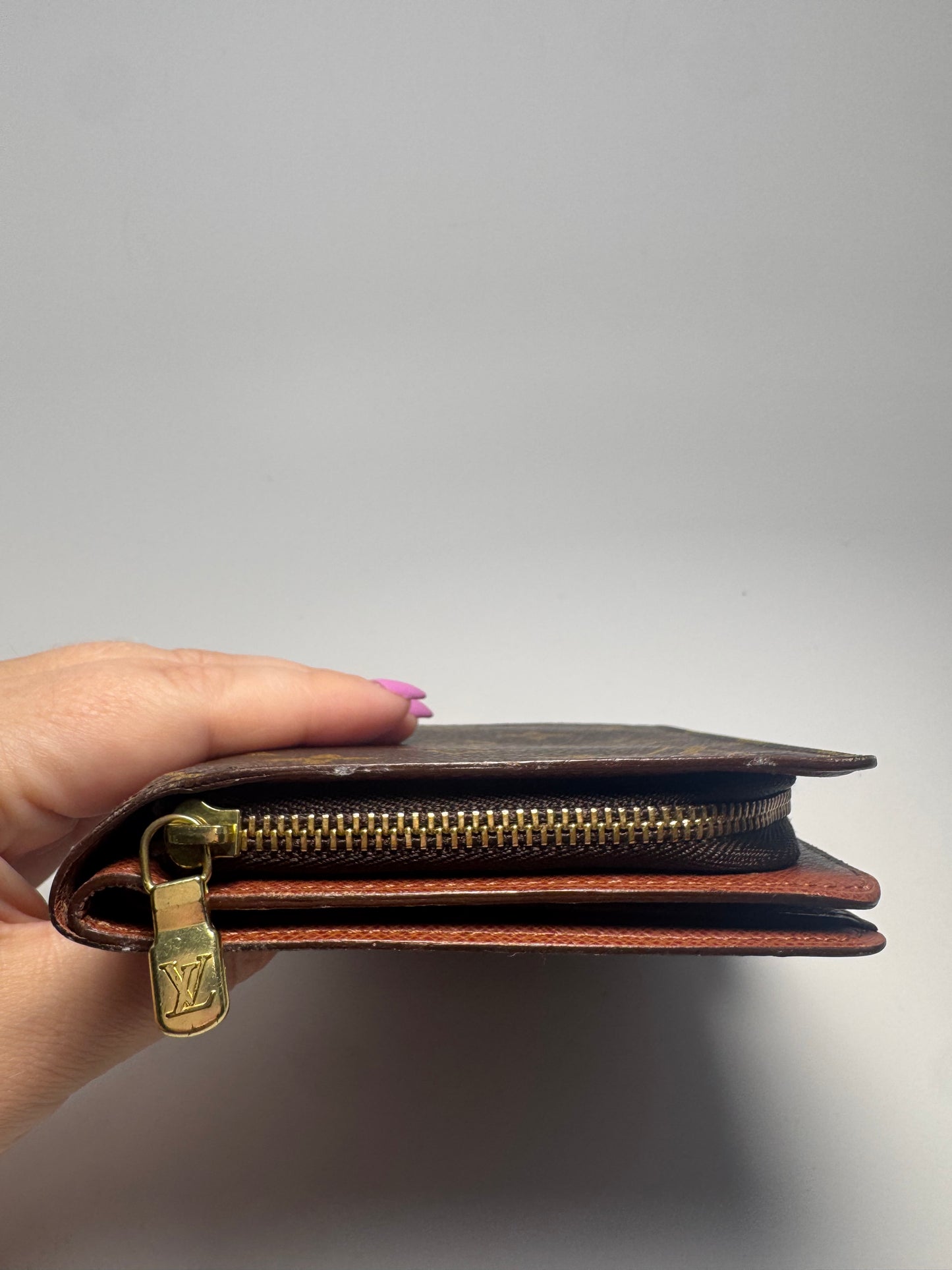Louis Vuitton Porte Papier Zip Monogram Wallet/Passport Holder, September 2009