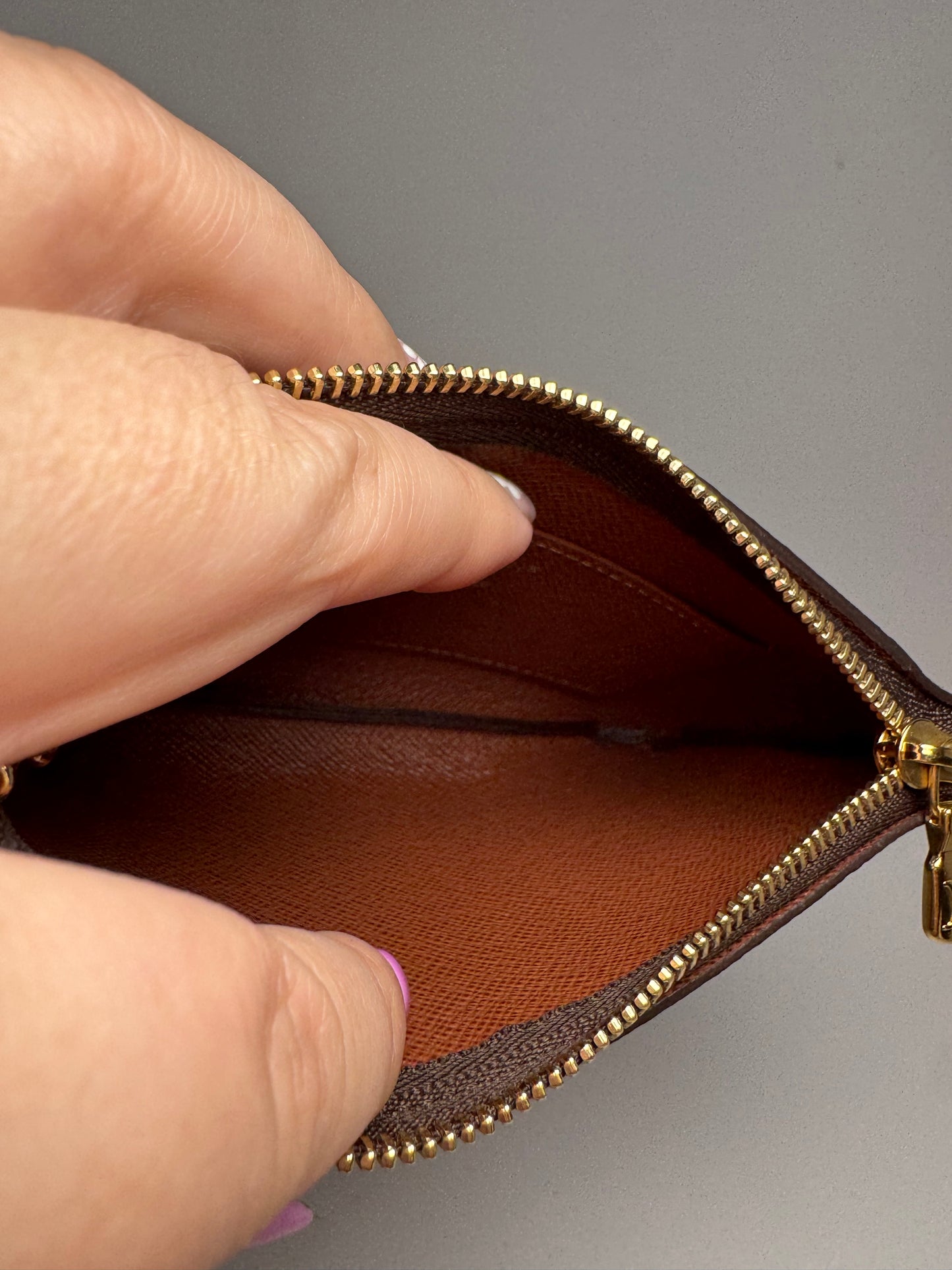 Louis Vuitton Key Pouch SMALL SIZE (Newer Size) Monogram