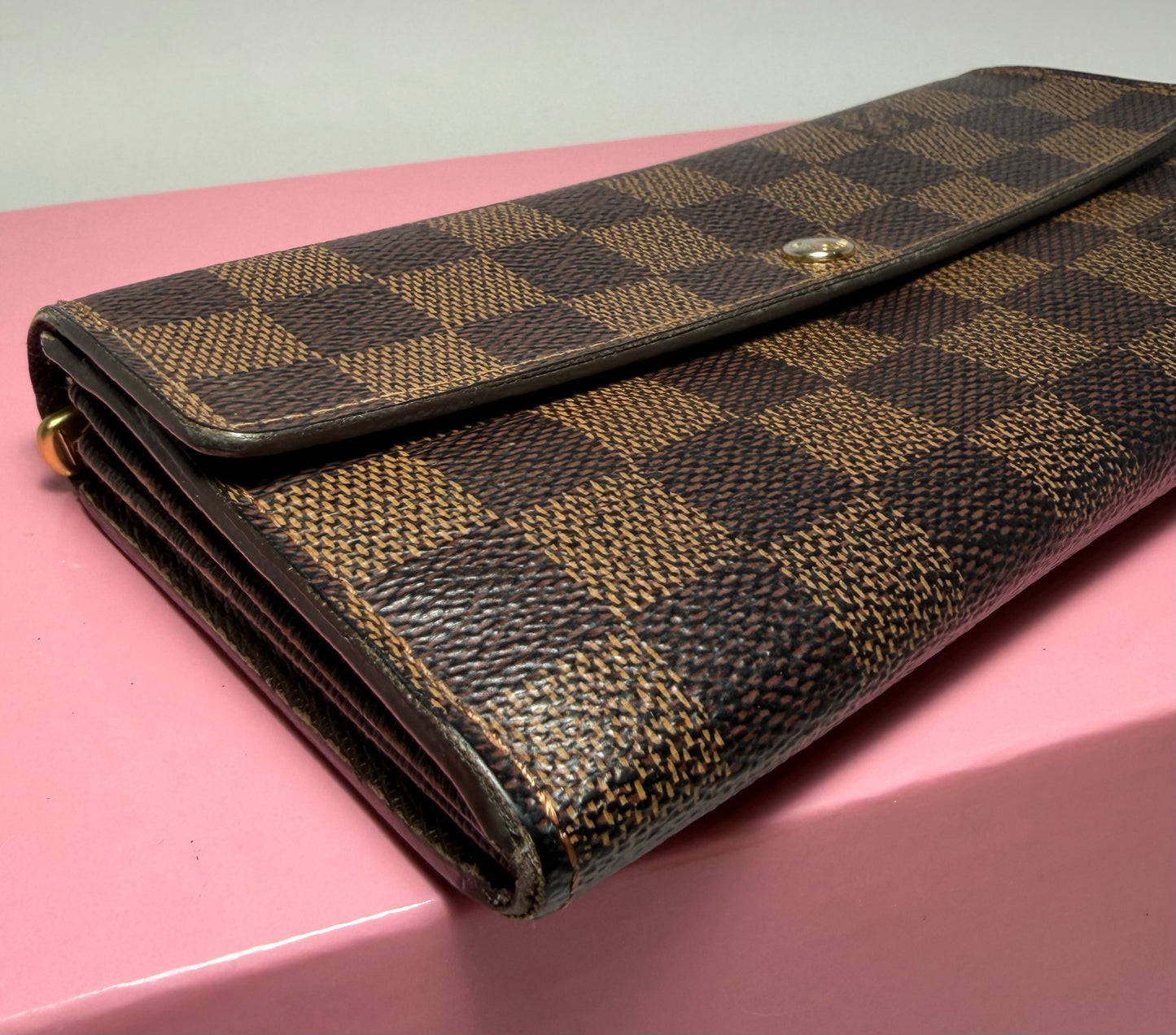 Louis Vuitton Damier Ebene Sarah Wallet